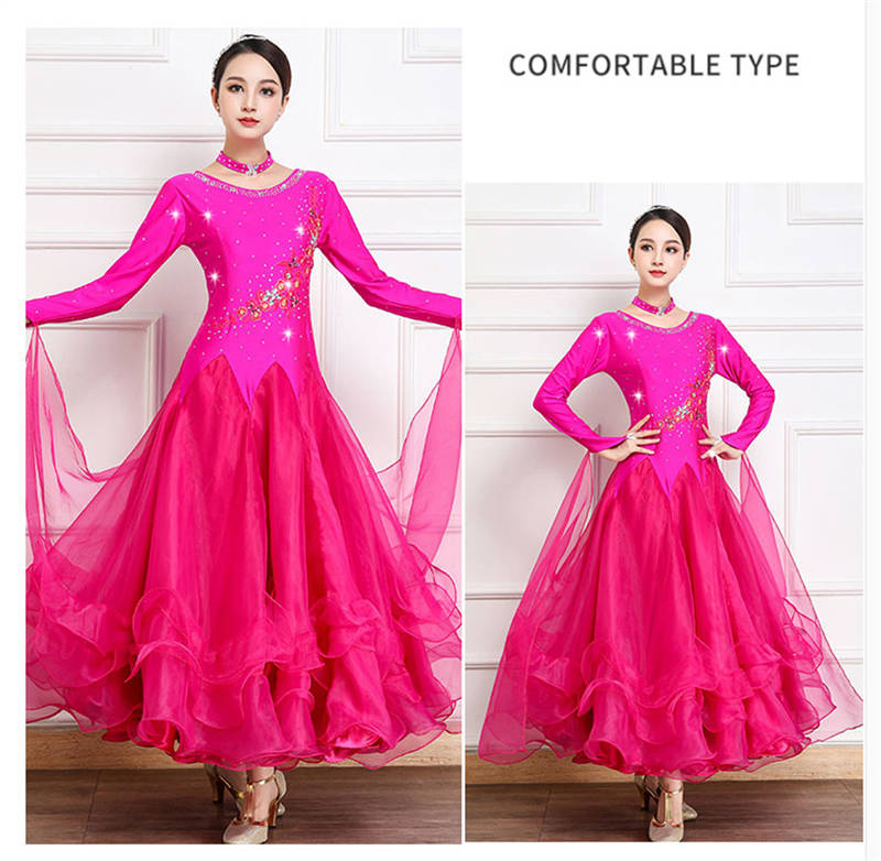 楽天市場】社交ダンスドレス ひらひらフロート 社交ダンス 練習着