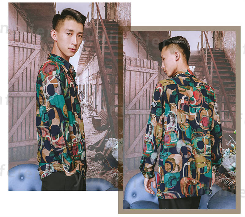 楽天市場】メンズ 社交ダンス トップス ラテンダンス 上着 開襟シャツ