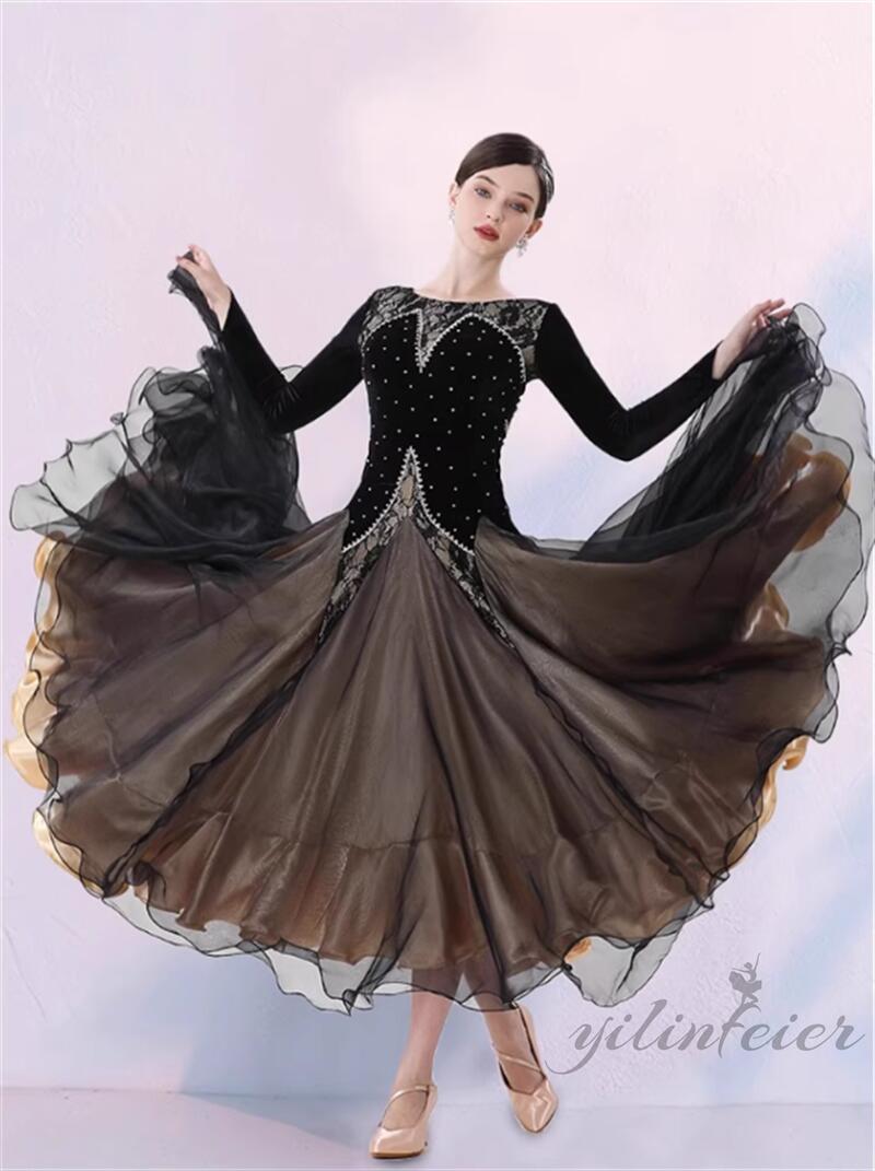 楽天市場】社交ダンスドレス 社交ダンス練習着 ラインストーン