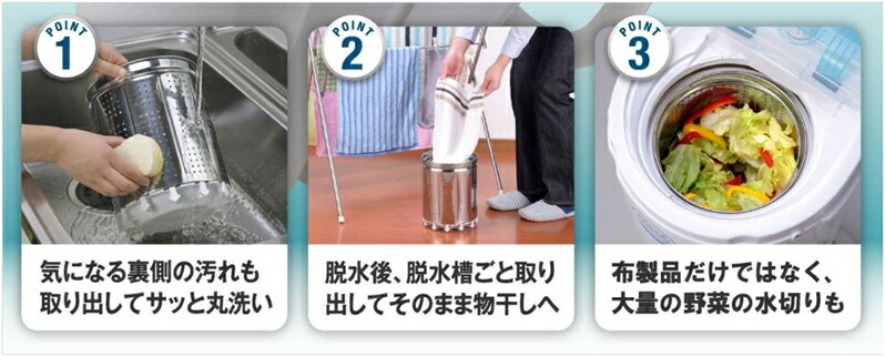 楽天市場】【BDS-3.0SBP】小型脱水機 3.0kgステンレス槽ドライ