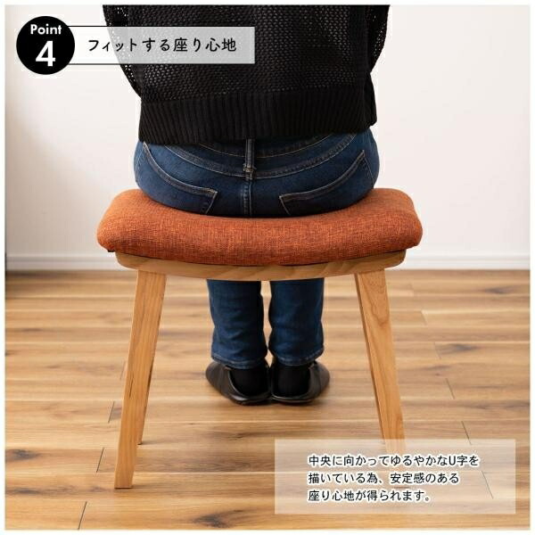 楽天市場】スツール 1脚 椅子 腰掛け 背もたれなし 木製 木脚 天然木