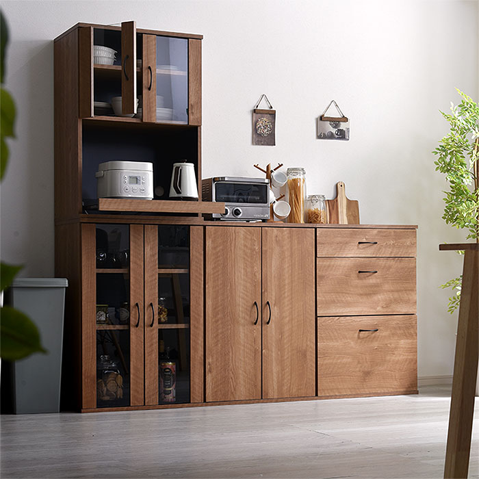 楽天市場】☆スーパーセール 最大20％OFF☆食器棚 大容量 幅60 ガラス