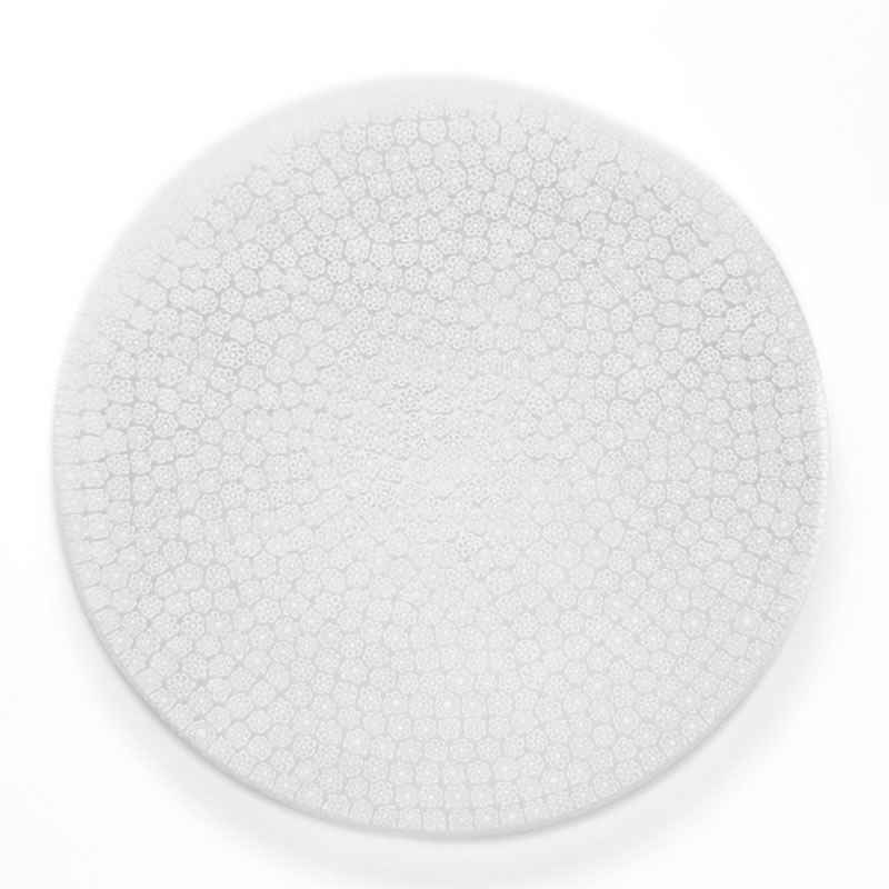 楽天市場】ガラス：プレートΦ24・ホワイト・エルコーレ・モレッティ