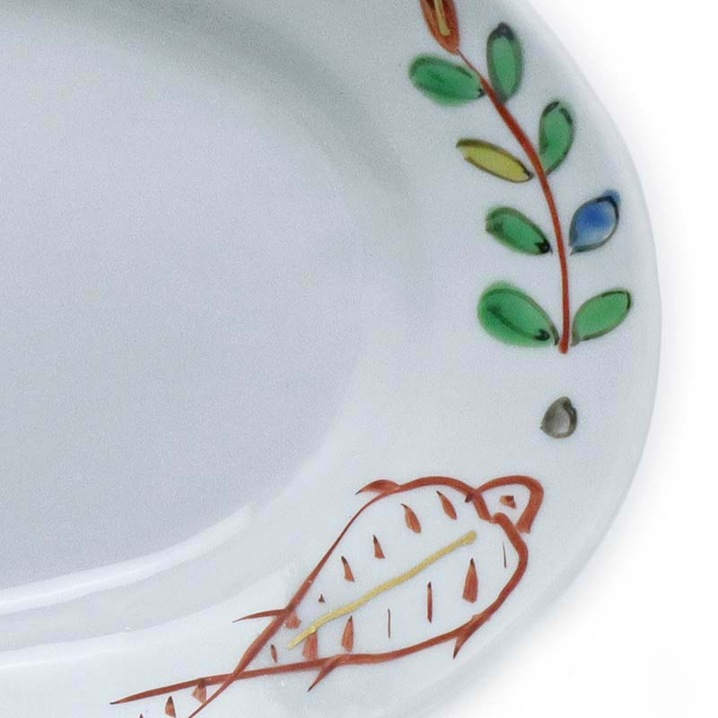 楽天市場】色絵楕円皿・正木春蔵《楕円皿・中皿・23.6cm》 : 和食器の