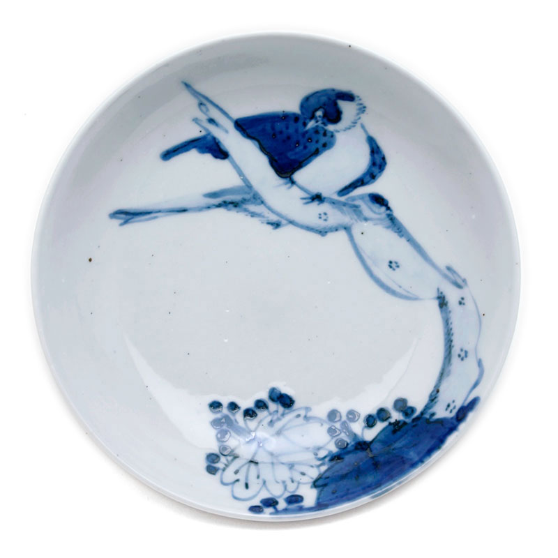 楽天市場】染付枯木に鳥図皿・正木春蔵《小皿・15.0cm》 : 和食器の