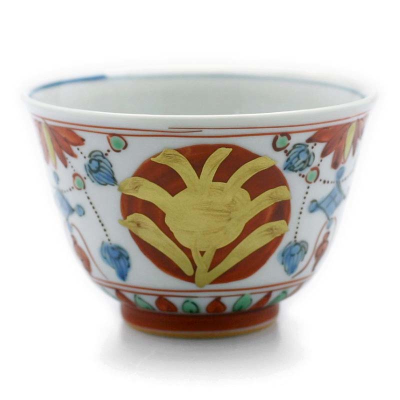 楽天市場】九谷焼：古赤絵金襴手瓔珞文汲出・正木春蔵《汲出・9.2cm