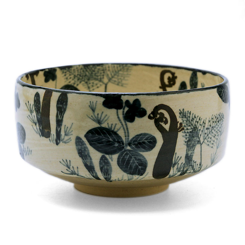 楽天市場】京焼：乾山写春草紋向付・伏原博之《小鉢・向付・13.0cm