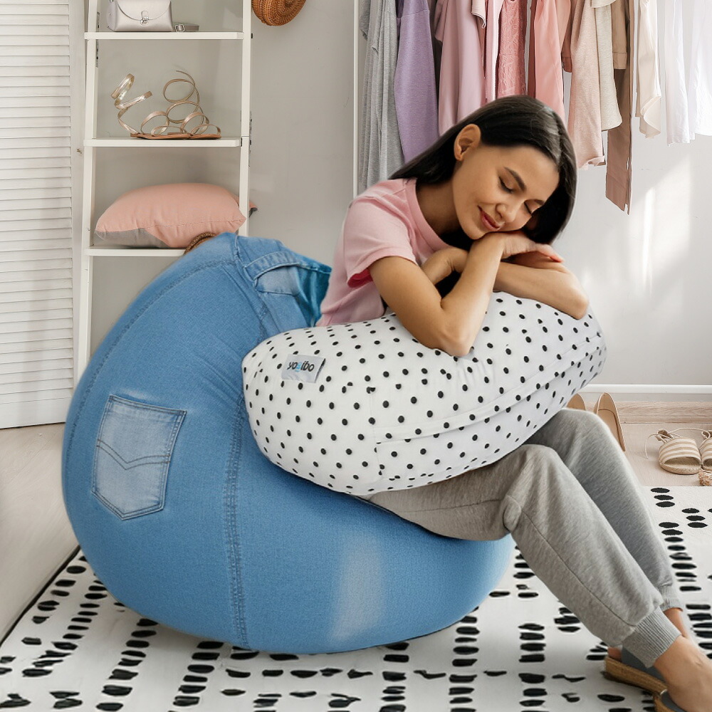 楽天市場】【10%OFFクーポン＆最大P10倍】 Yogibo Drop Denim