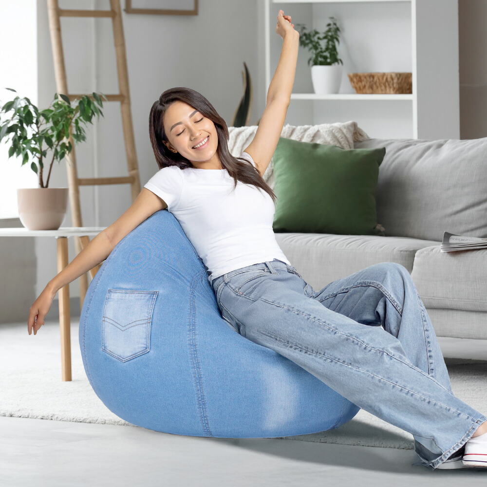 楽天市場】【10%OFFクーポン＆最大P10倍】 Yogibo Drop Denim