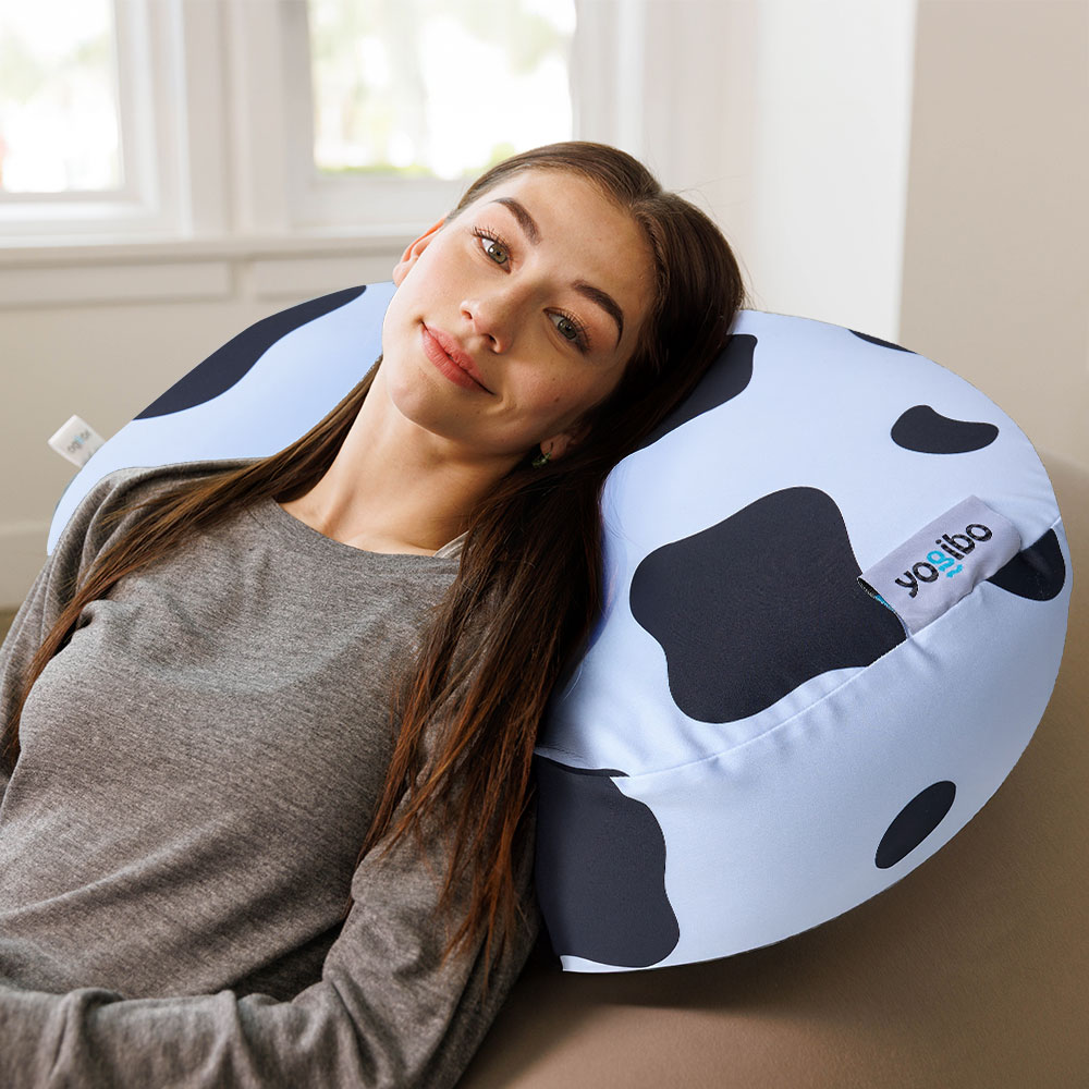 楽天市場】【まとめ買い最大P10倍】 Yogibo Mega Moon Pillow Cow/Dot