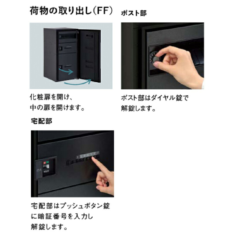 楽天市場】Panasonic パナソニック ポスト一体型宅配ボックス コンボ