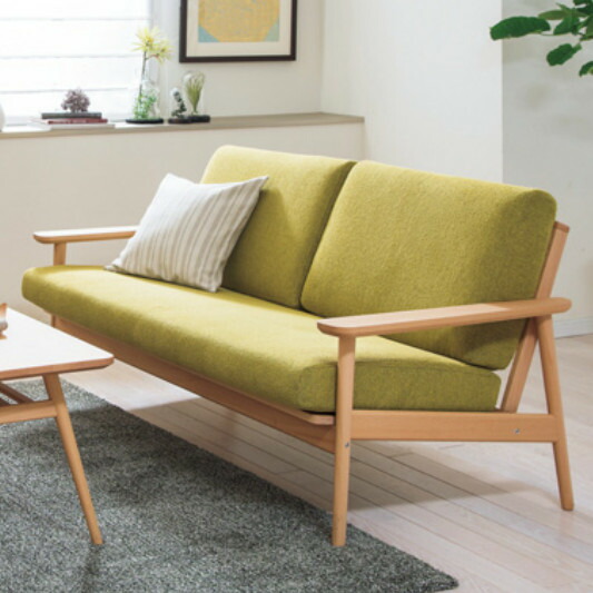 楽天市場】【割引クーポンあり】 カリモク 布3Pカフェソファー