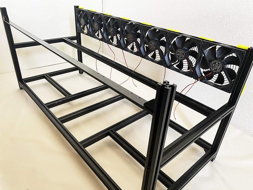 楽天市場】マイニングリグ 7個大風量ファン付き マイニングフレーム