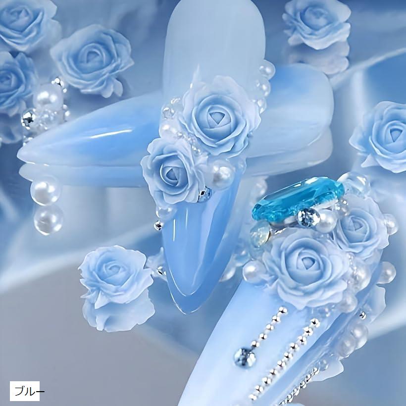 楽天市場】ネイルパーツ ネイルシール 薔薇 バラ 花 可愛い 花輪 装飾