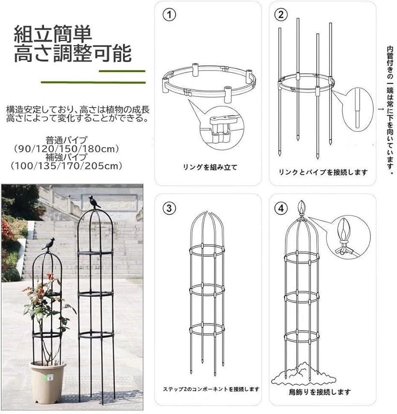 楽天市場】【楽天ランキング1位入賞】ミニオベリスク トレリス 簡単