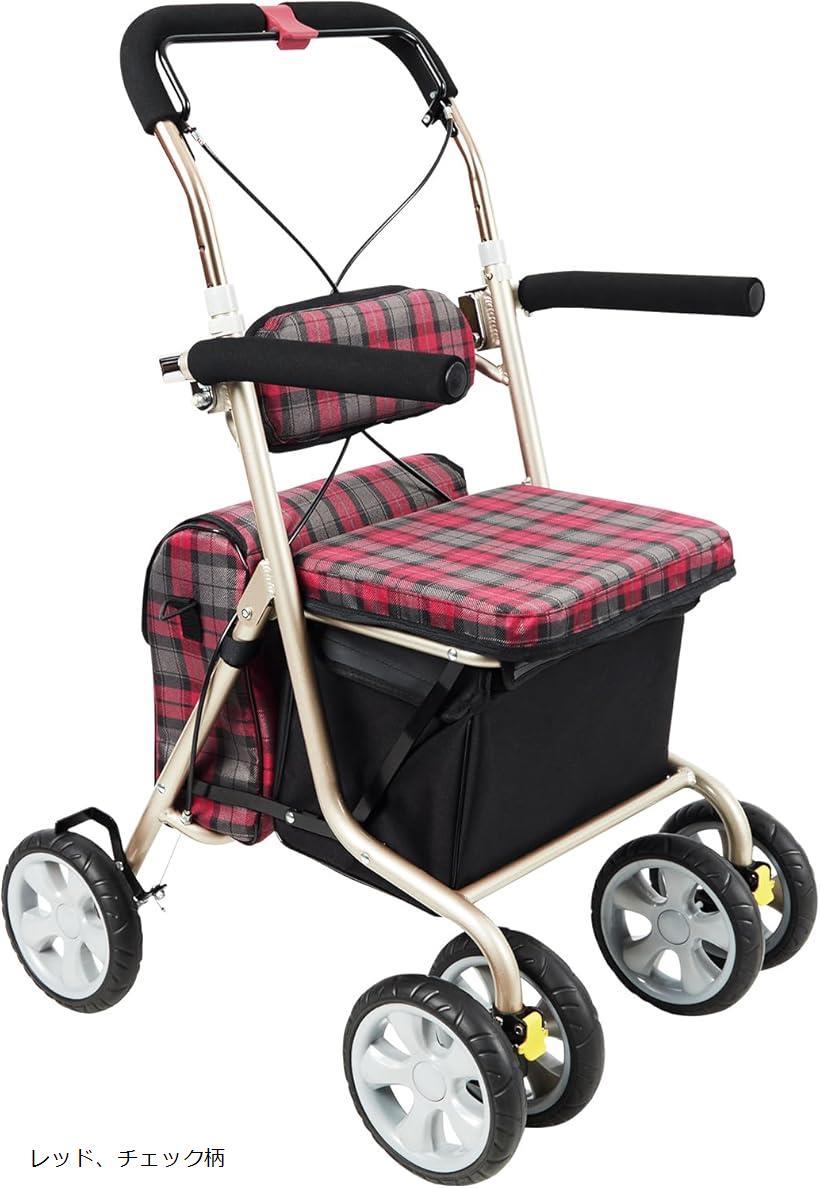 楽天市場】シルバーカー 手押し車 ショッピングカート アルミ製 座れる