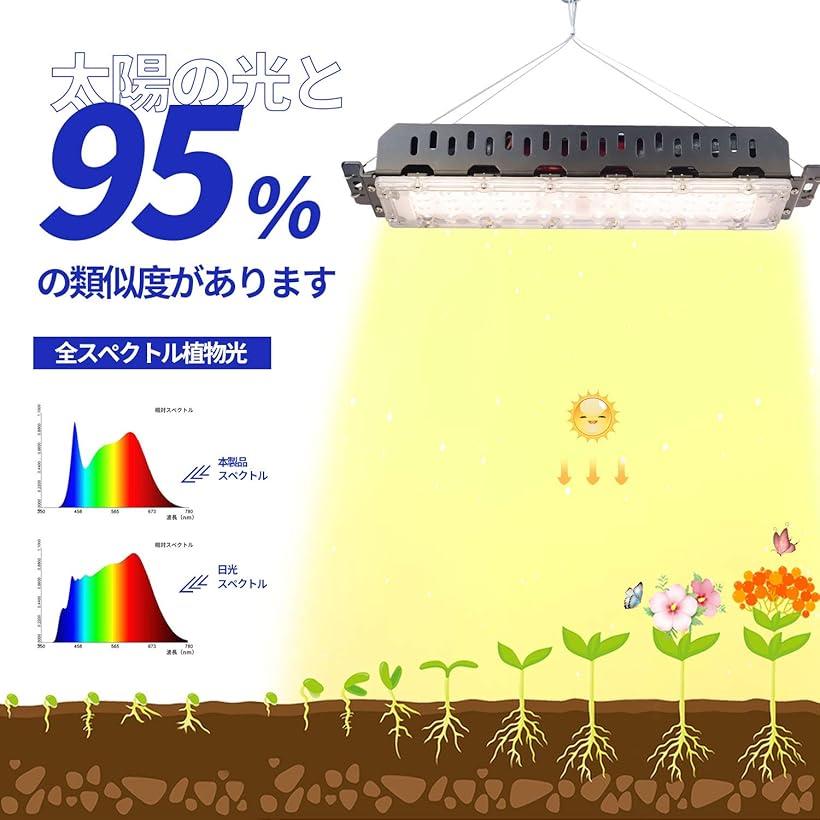 楽天市場】植物育成ライトLED HPS植物ライト400Wに相当 植物用フル