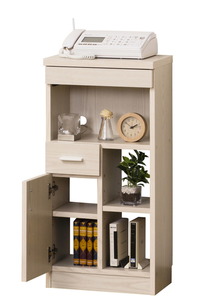 楽天市場】クロシオ NEWルーター収納40 白木目(代引不可)【送料無料