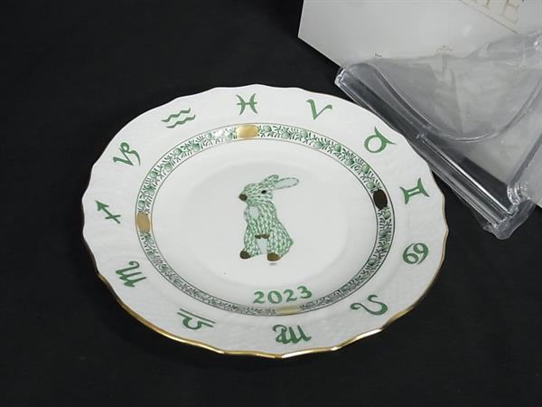 楽天市場】□新品□未使用□ HEREND ヘレンド イヤーズプレート 2023年