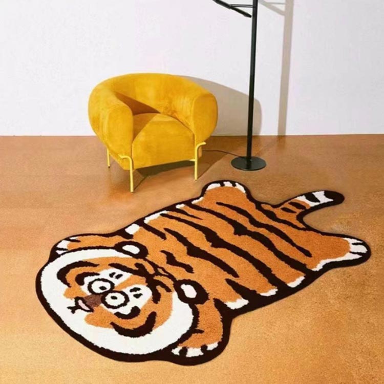 楽天市場】絨毯 ラグ マット カーペット 送料無料 Tiger Rug Mat トラ