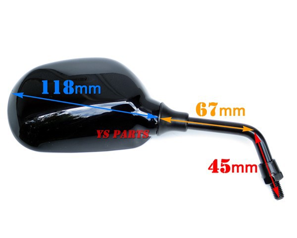 楽天市場】ショートミラーブラック8mm正ネジ ライブディオZXスーパー