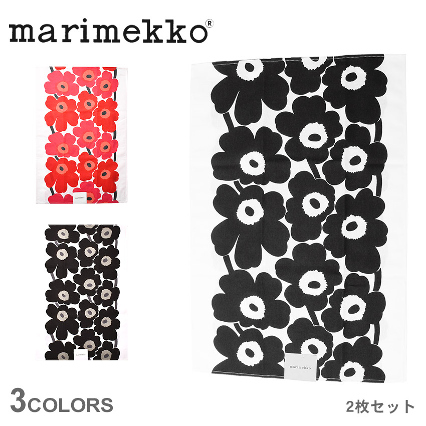 楽天市場】【ネコポス配送】マリメッコ ティータオル UNIKKO 47×70cm 2