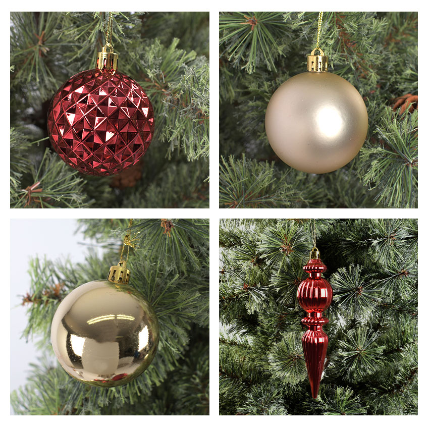 楽天市場】クリスマスツリー オーナメント オーナメント 50PCS