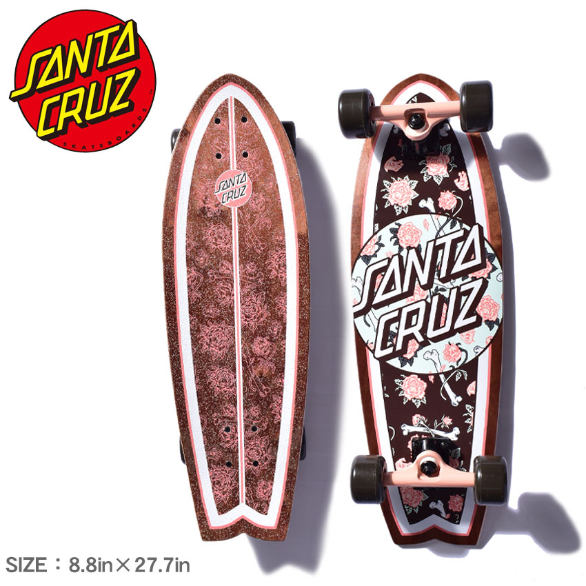 楽天市場】サンタクルーズ スケートボード SANTA CRUZ SHARK FLORAL