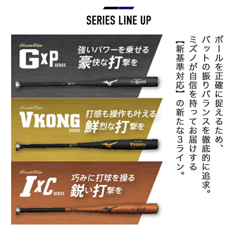 楽天市場】ミズノ バット MIZUNO 硬式用 グローバルエリート VコングGS