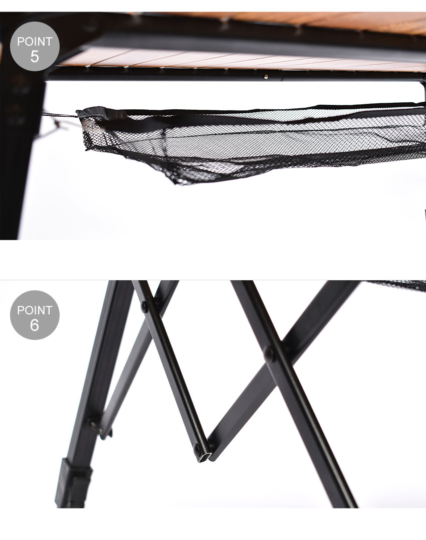 楽天市場】ピース パーク テーブル ハイアンドロウ アルミテーブル