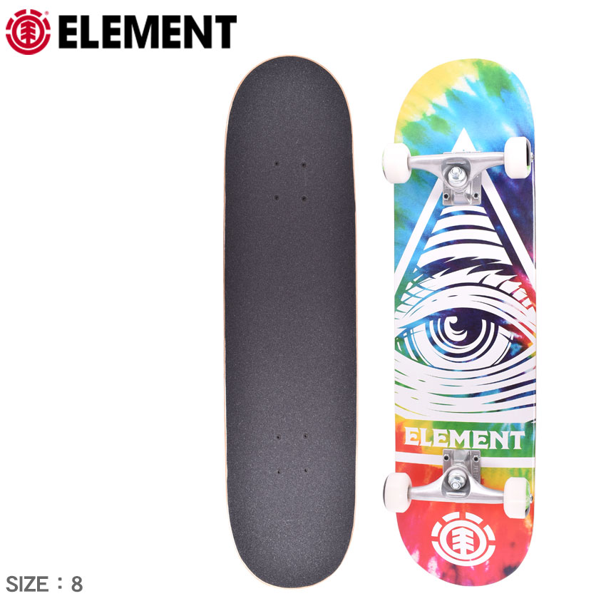 楽天市場】エレメント スケートボード EYE TRIPPIN RAINBOW
