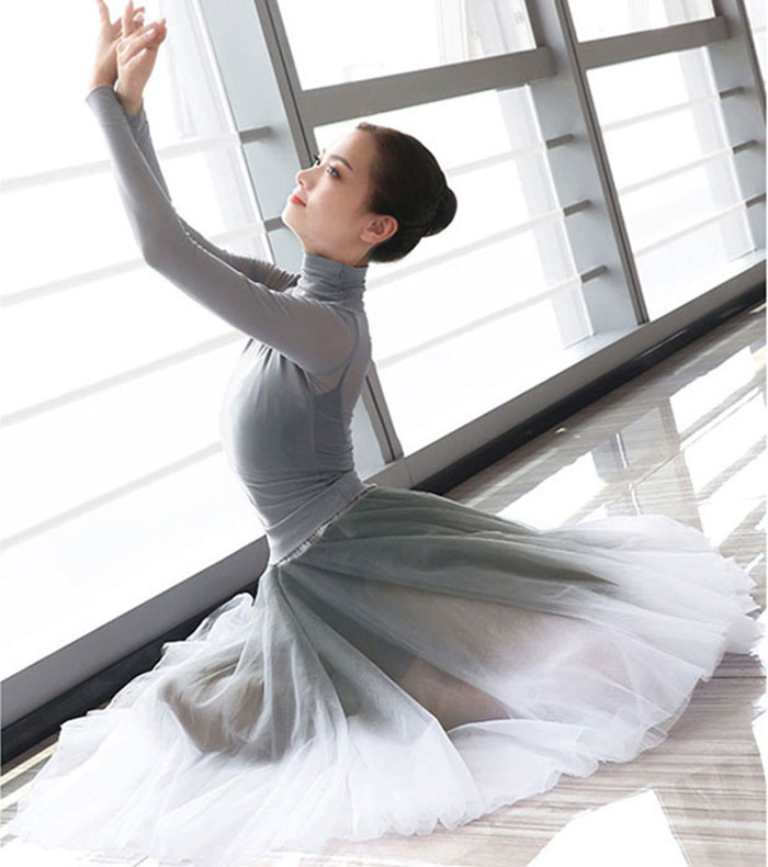 楽天市場】バレエ セット服 大人 トップス スカート 2点セット