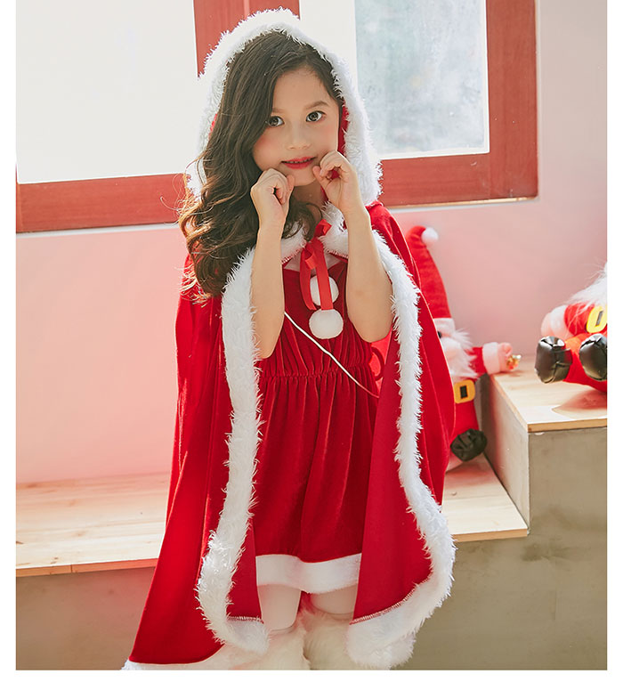 楽天市場】サンタ コスプレ マント ケープ 子供 キッズ 女の子