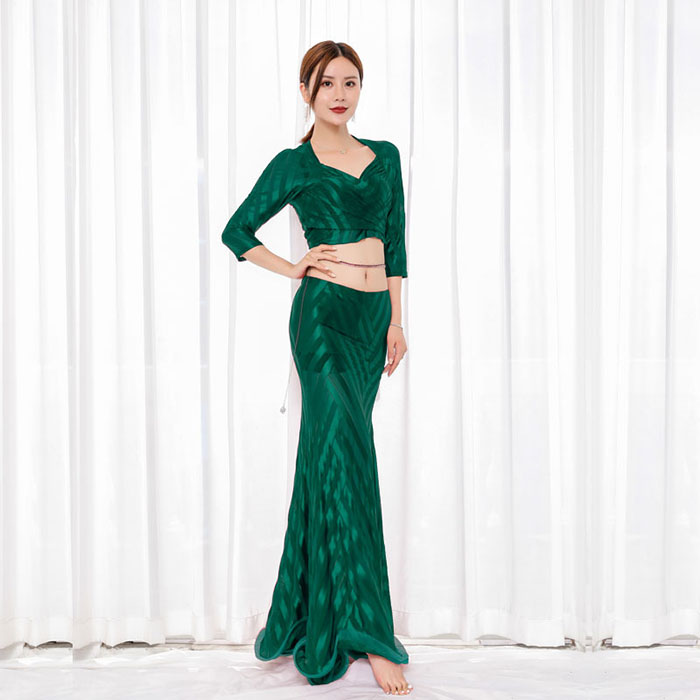 楽天市場】ベリーダンス 衣装 セット レッスン着 セットアップ