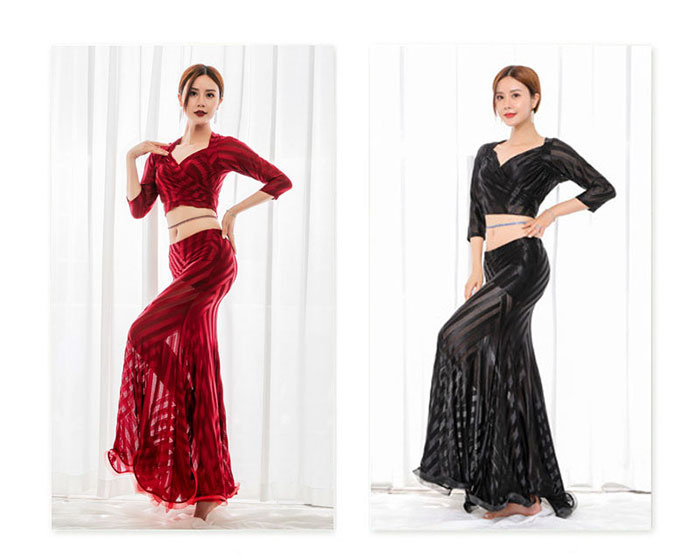 楽天市場】ベリーダンス 衣装 セット レッスン着 セットアップ