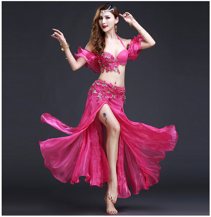 楽天市場】ベリーダンス スカート スリット入り ふんわり ダンス