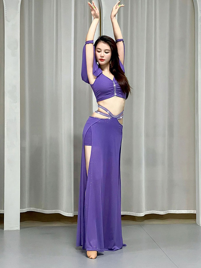 楽天市場】ベリーダンス 衣装 セット レッスン着 セットアップ