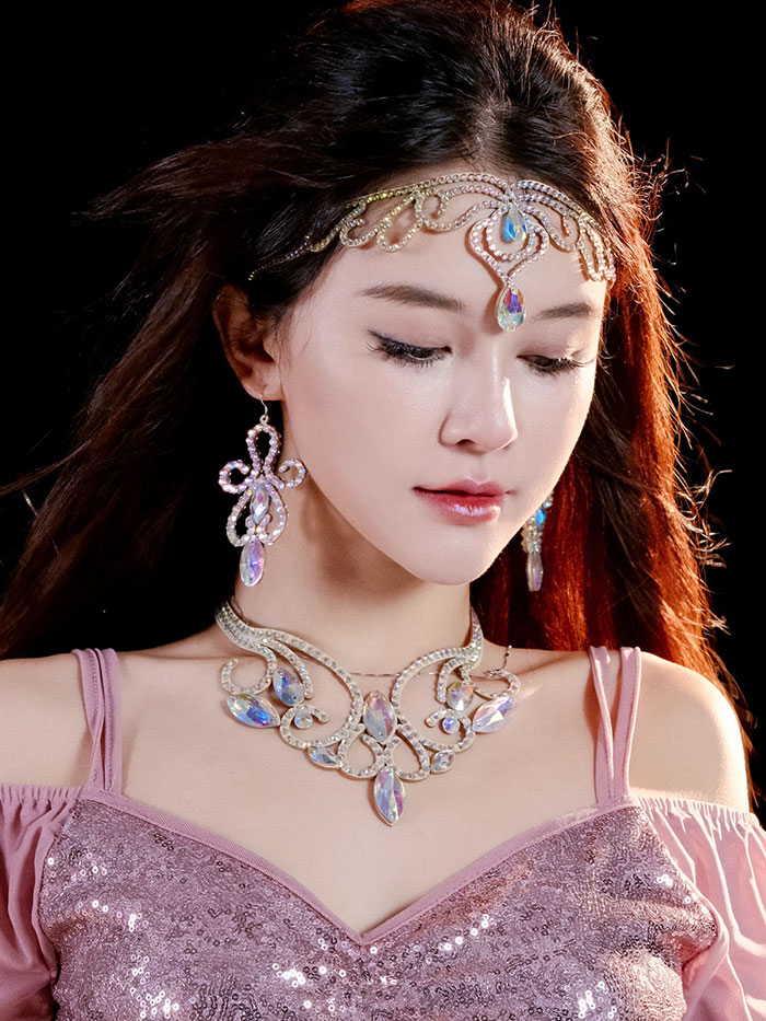 楽天市場】ダンス用ネックレス イヤリング ピアス ベリーダンス 衣装