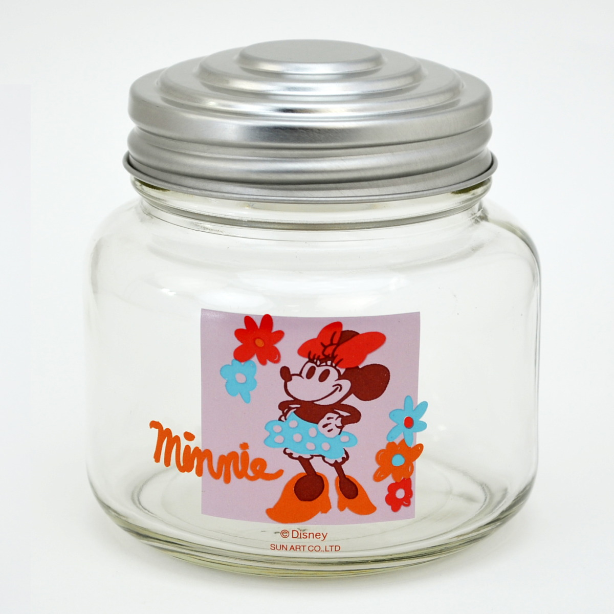 楽天市場】レトロ瓶 ガラスキャニスター ディズニー ガラスポット