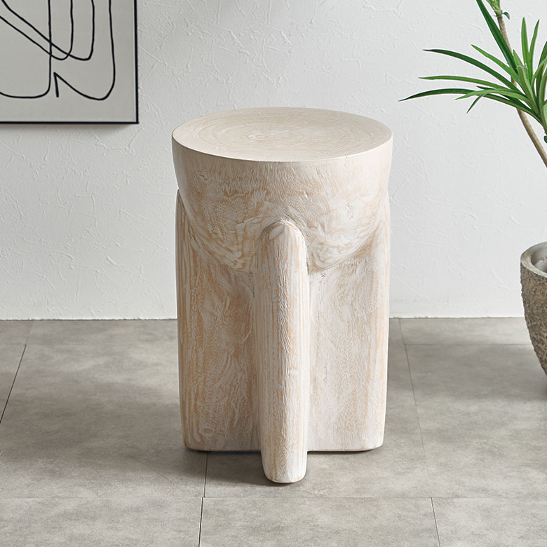 楽天市場】ウッド スツール 木製 おしゃれ 椅子 玄関 円柱 スツール