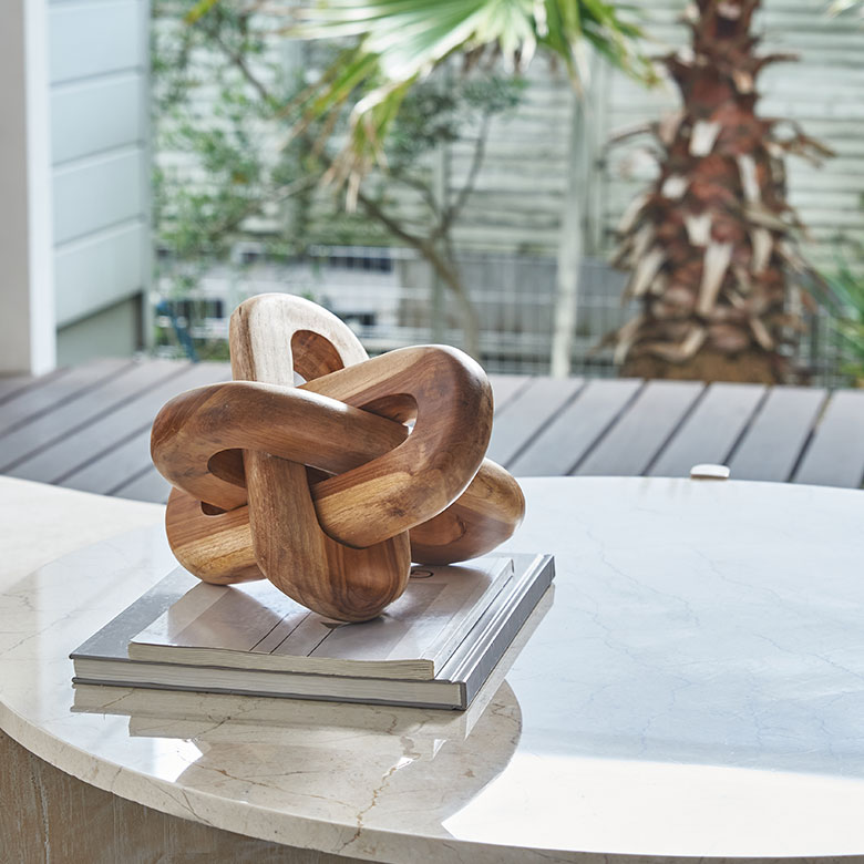 楽天市場】オブジェ 木製 チェーンリング デコレーションオブジェ