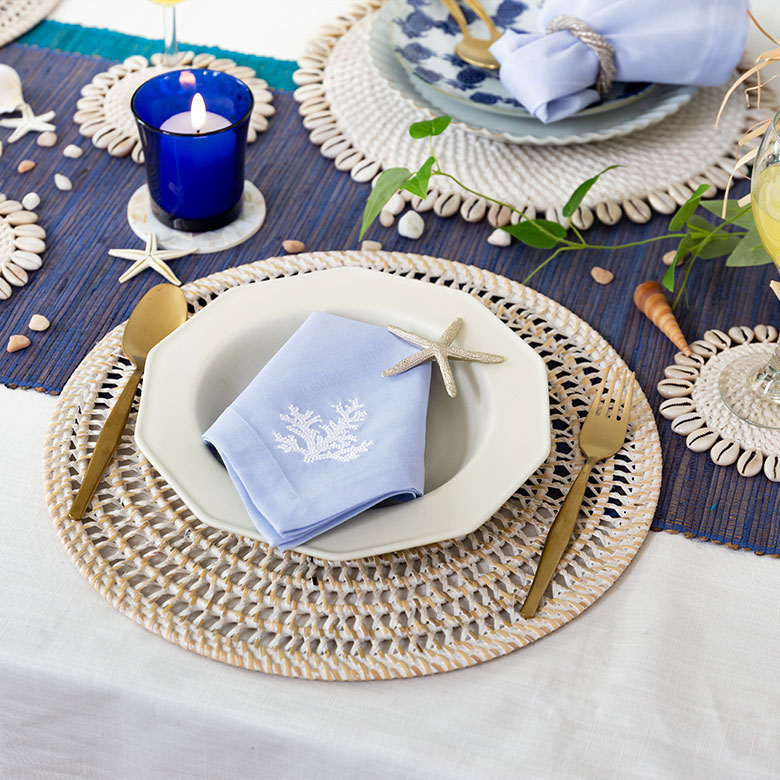 楽天市場】ナプキン ナフキン マルチクロス ベトナム 刺繍 約 W 46cm D