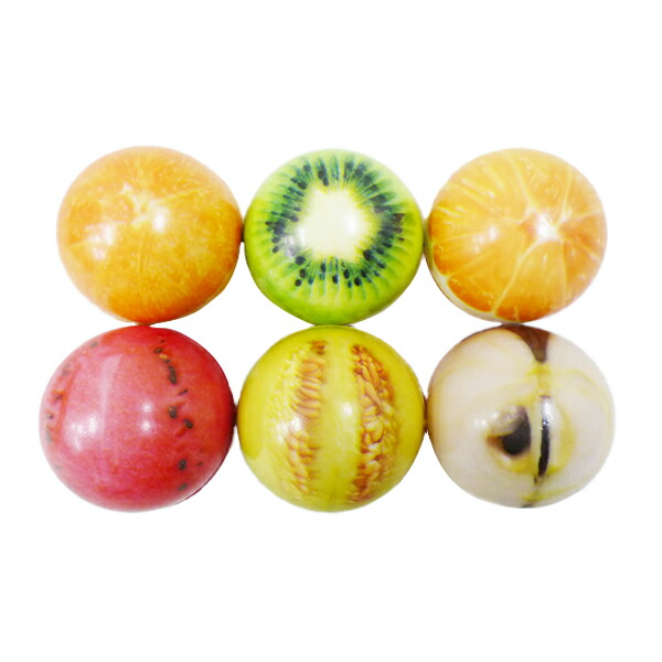 楽天市場】【ボール おもしろ】【24個セット】やわらかリアルフルーツ