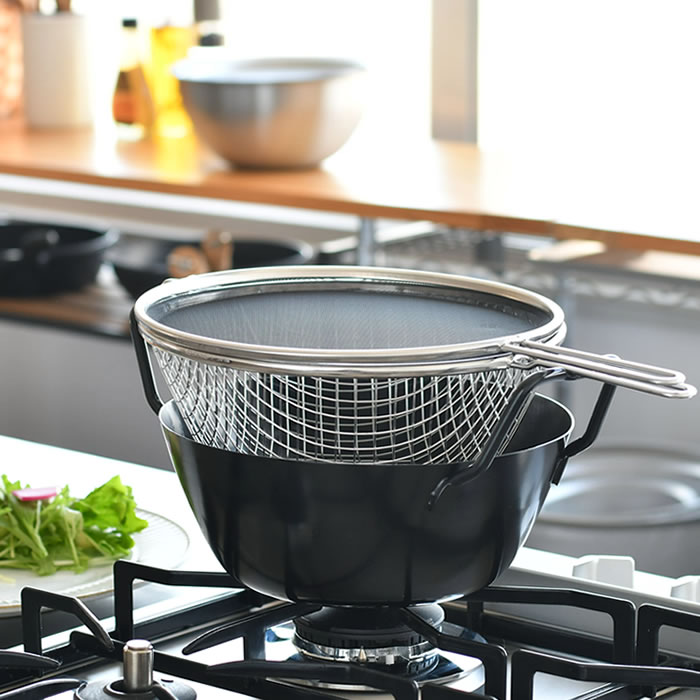 楽天市場】＼楽天1位／ 【レビュー特典付】ラバーゼ 揚げ鍋 22cm 3点