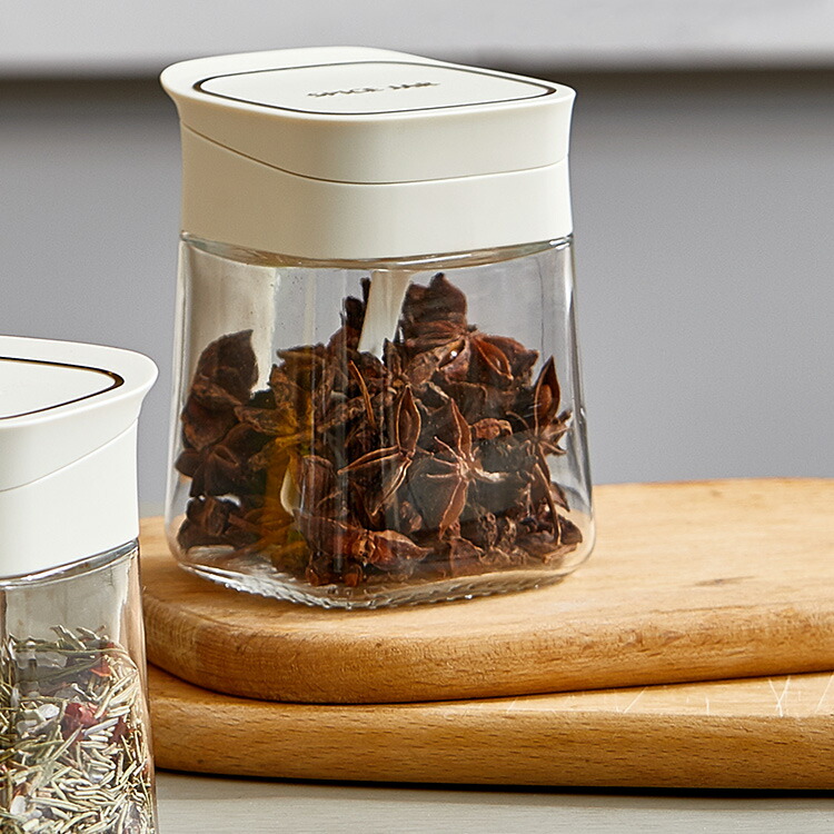 楽天市場】ZASA 調味料入れセット 調味料入れ ラック付き ガラス 3個