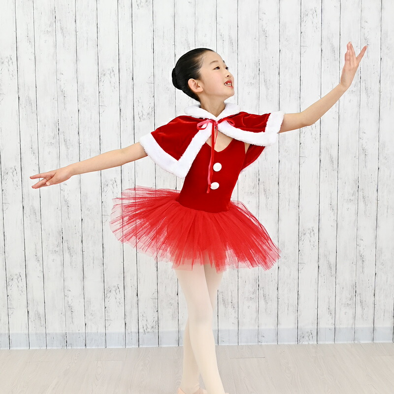 楽天市場】バレエ 衣装 チュチュ 子供 キッズ ジュニア 赤 レオタード
