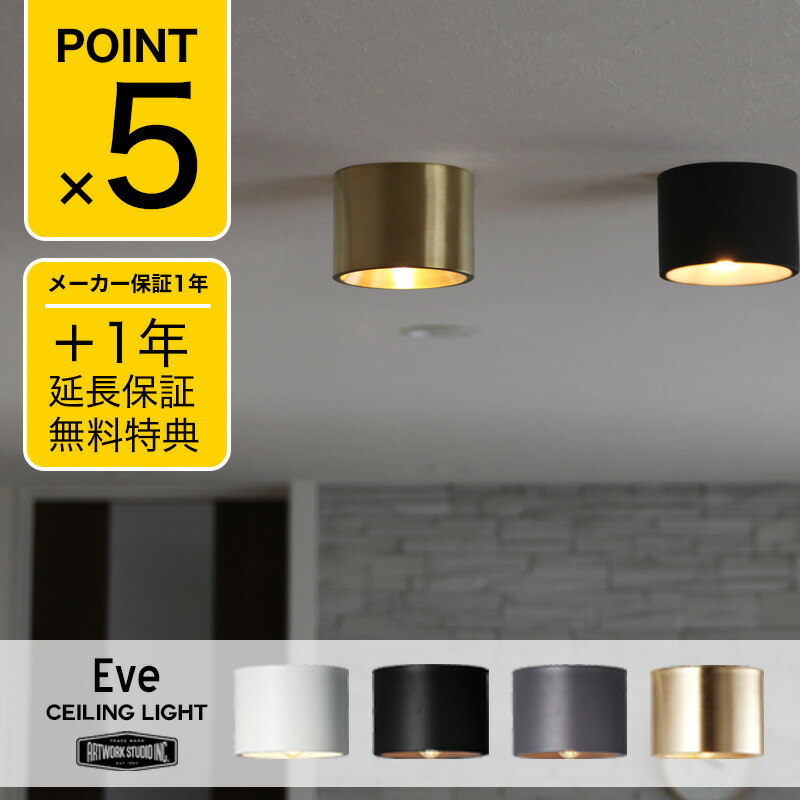 楽天市場】【2年保証】Eve Ceiling Light イブシーリングライト ART