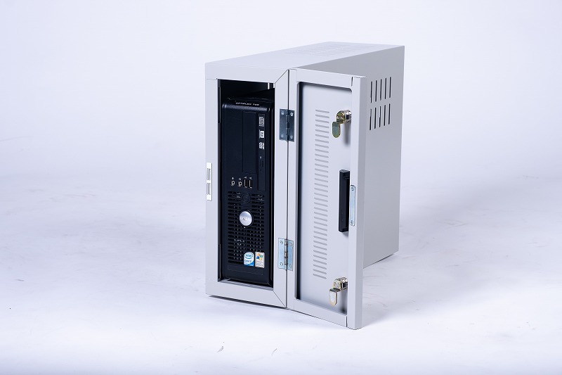 楽天市場】セキュリティボックス S PCケース 排熱 盗鍵付き