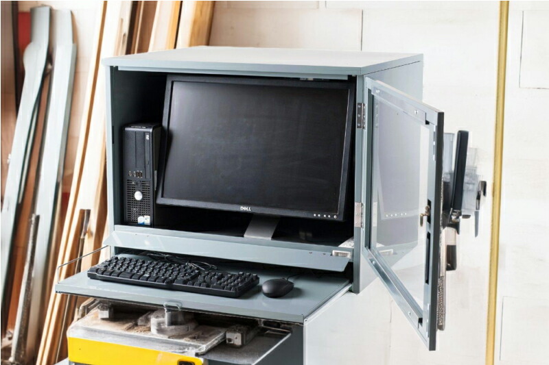 楽天市場】防塵ラック Tidy Box 26D G グレー PCケース ホコリ 排熱