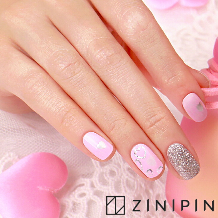 楽天市場】ネイルシール 貼るだけ 簡単 ハート レトロ ネイル シール